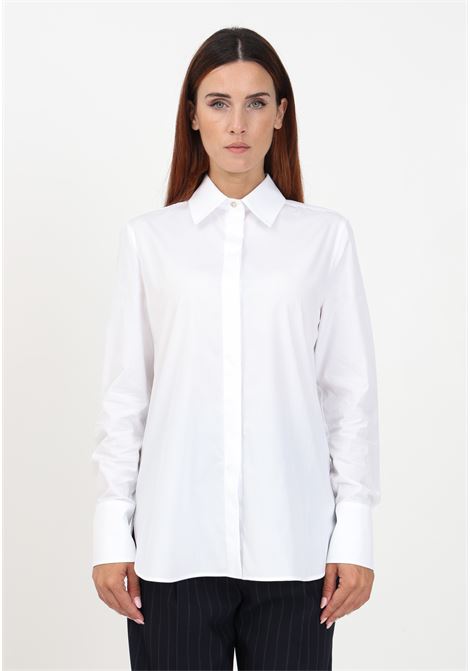 White women's shirt with a masculine cut MAX MARA | Shirt | 2361160339600001
