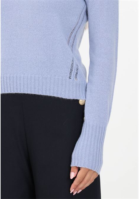 Women's light blue cashmere sweater MAX MARA | Knitwear | 2363660739600004
