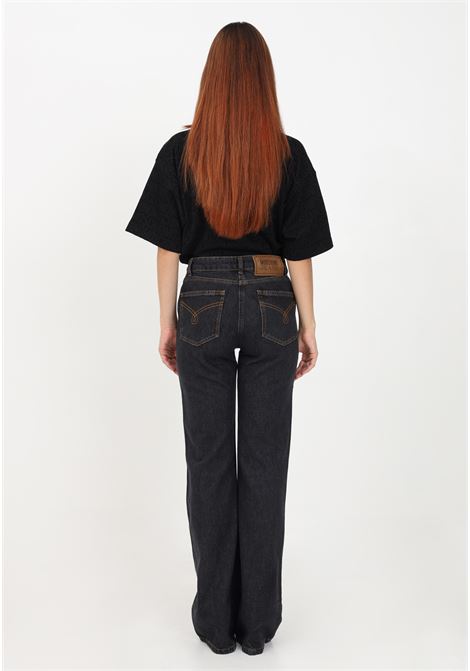Five pocket jeans in black denim for women MO5CH1NO JEANS | Jeans | A032687351555