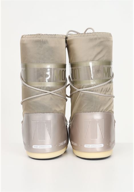 Platinum-colored women's gold après-ski boots MOON BOOT | Boots | 14016800001