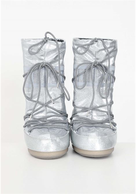 Stivali argento da neve Icon Glitter da donna MOON BOOT | Stivali | 14028500002