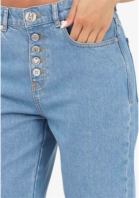 Light denim jeans for women MO5CH1NO JEANS | Jeans | A032982361295