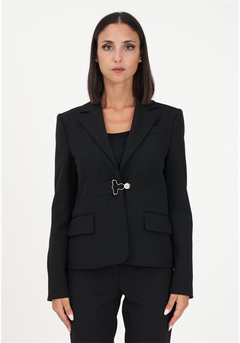 Elegant black jacket for women MO5CH1NO JEANS | Blazer | A050282680555