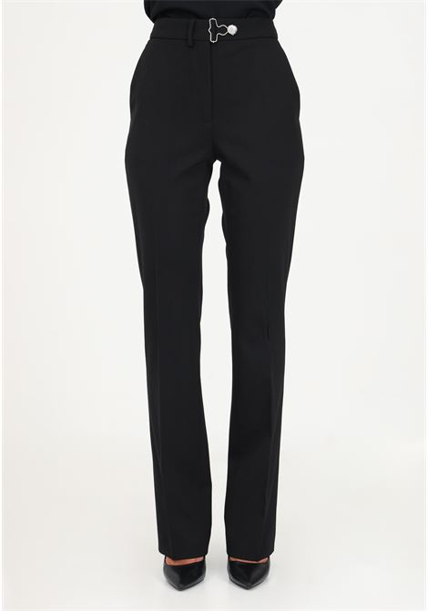 Elegant black trousers for women MO5CH1NO JEANS | Pants | J030482680555