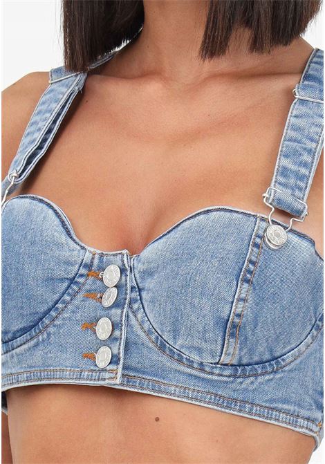Casual denim top for women MO5CH1NO JEANS | Top | J080582381295