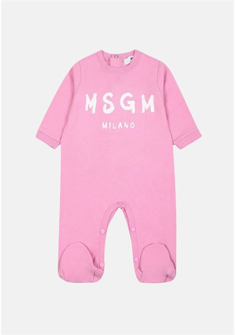 Tuta rosa da neonato MSGM | Tute | F3MSUBRS035042