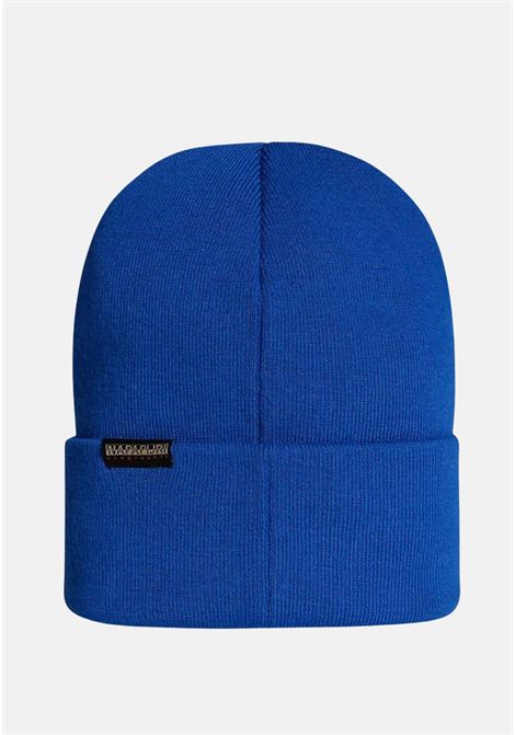 Blue beanie with unisex logo NAPAPIJRI | Hats | NP0A4HBBB5A1B5A1