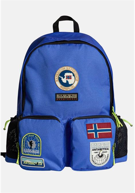 Ohrid blue men's backpack with large front pockets NAPAPIJRI | Backpacks | NP0A4HBFBE11BE11