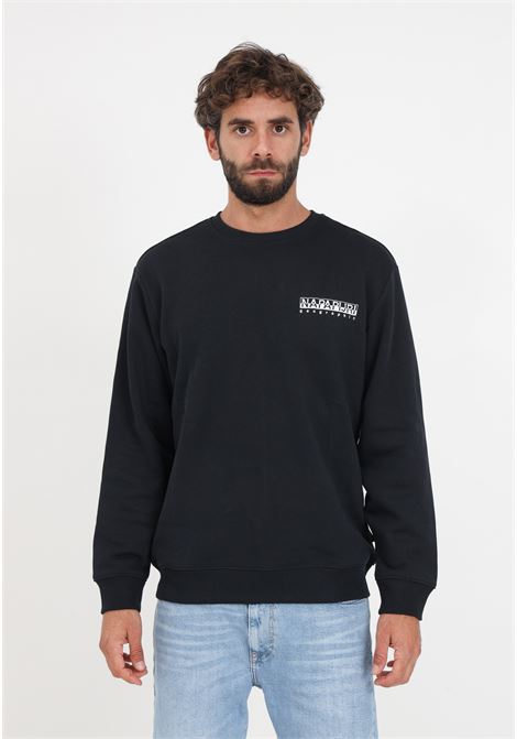 Black men's sweatshirt with print NAPAPIJRI | Hoodie | NP0A4HN104110411