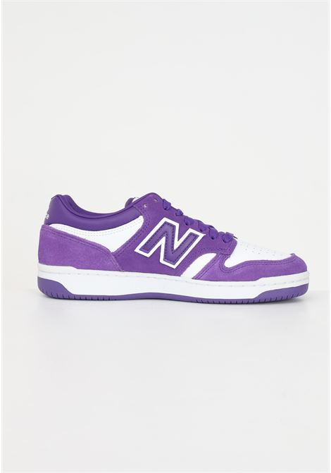 Sneakers casual bianche e viola unisex NEW BALANCE | Sneakers | BB480LWD.