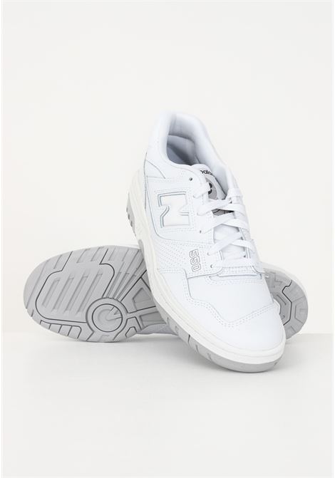Sneakers bianche 550 in pelle da uomo NEW BALANCE | Sneakers | BB550PB1.