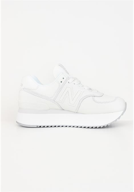 Sneakers 574+ bianche da donna NEW BALANCE | Sneakers | WL574ZFW.