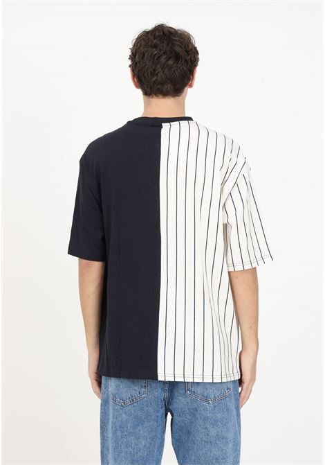 Half-striped T-shirt with men's logo NEW ERA | T-shirt | 60416312.