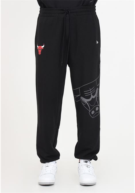 Black sweatpants with men's logo NEW ERA | Pants | 60416399.