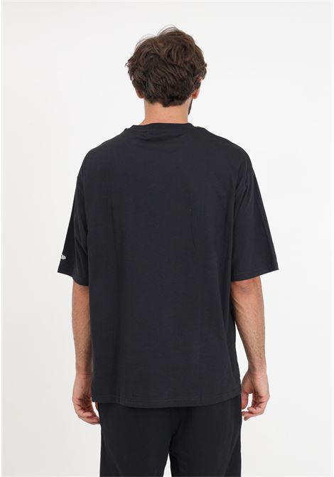 T-Shirt nera con stampa da uomo NEW ERA | T-shirt | 60416723.
