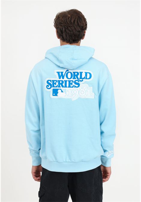 New Era light blue sweatshirt with oversized hood NEW ERA | 60424320.