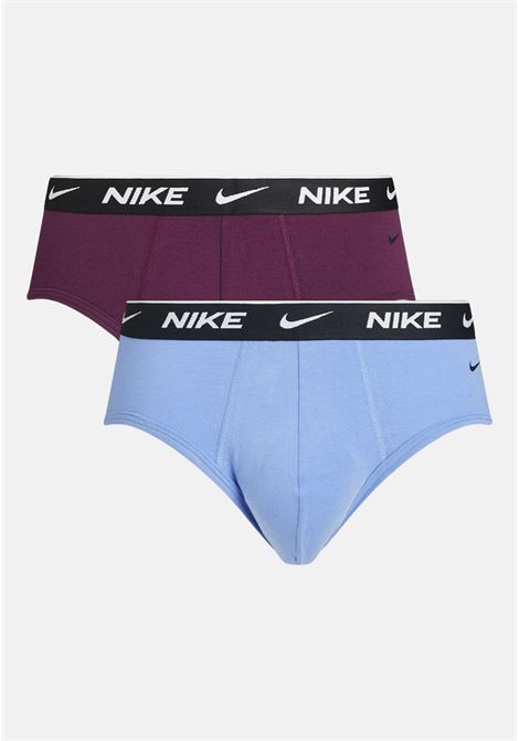 Briefs with logo at the waist, set of two colors for men NIKE | Slip | 0000KE1084FRF
