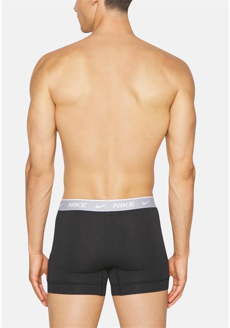 Set of 2 black boxer shorts with logo elastic for men NIKE | Boxer | 0000KE1085HWH