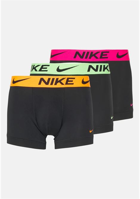 Set of boxer shorts with fluorescent elastic waistband with logo for men NIKE | Boxer | 0000KE1156BAV