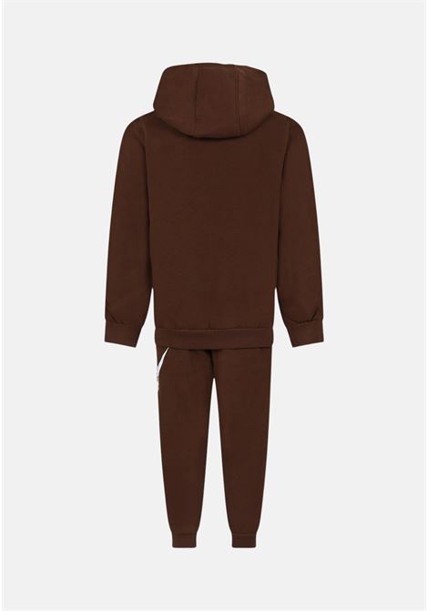 Brown sweatshirt tracksuit for boys and girls NIKE | Sport suits | 86L135X2O