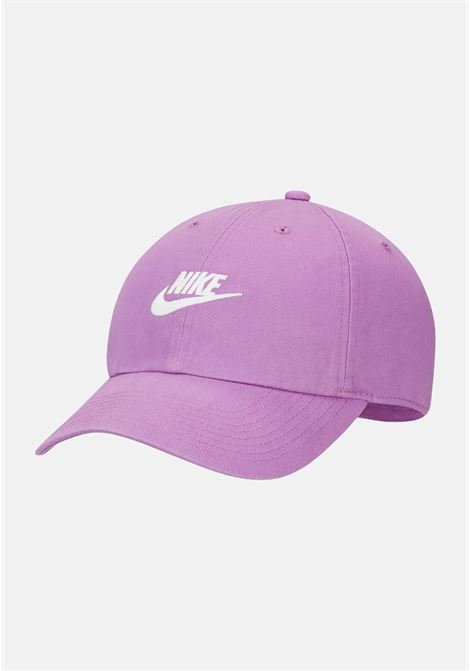 White unisex cap by nike with contrasting logo NIKE | Hat | 913011532