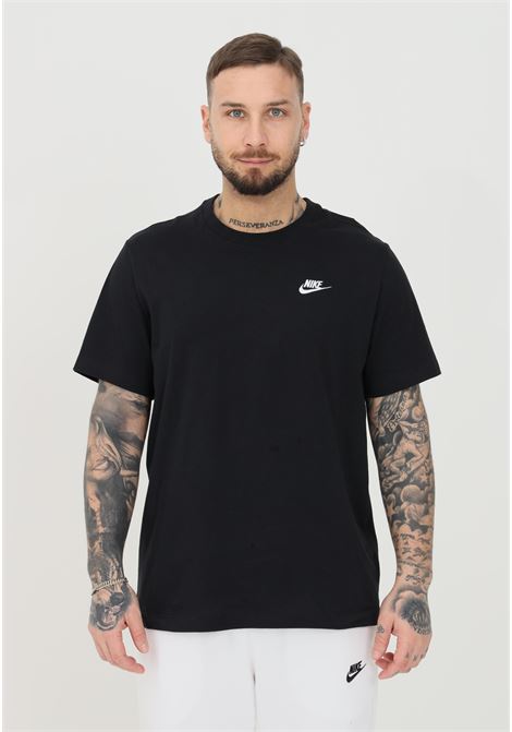 Nike Sportswear Club black t-shirt for men and women NIKE | T-shirt | AR4997013