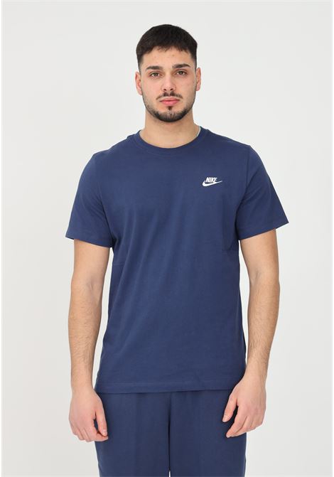 Nike Sportswear Club blue t-shirt for men and women NIKE | T-shirt | AR4997410