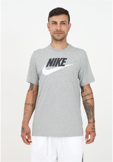 Gray T-shirt for men and women with logo print NIKE | T-shirt | AR5004063