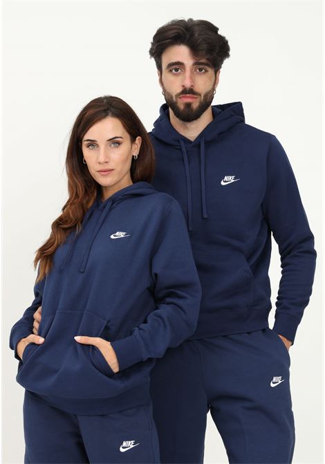 Blue unisex nike sportswear club hoodie NIKE | Sweatshirt | BV2654410