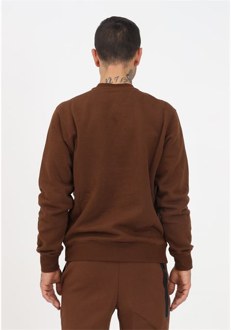 Brown crewneck sweatshirt for men and women with logo embroidery NIKE | Sweatshirt | BV2662259