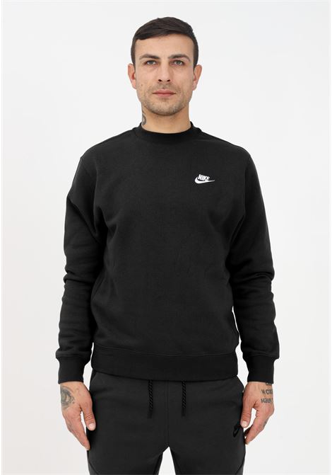 Nike Sportswear Club Fleece black men's crewneck sweatshirt NIKE | Sweatshirt | BV2666010