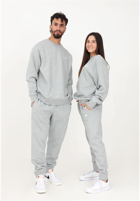 Gray fleece club sportswear trousers for men NIKE | Pants | BV2671063