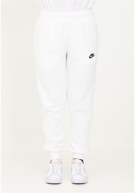 White fleece club sportswear pants for men and women NIKE | Pants | BV2671100