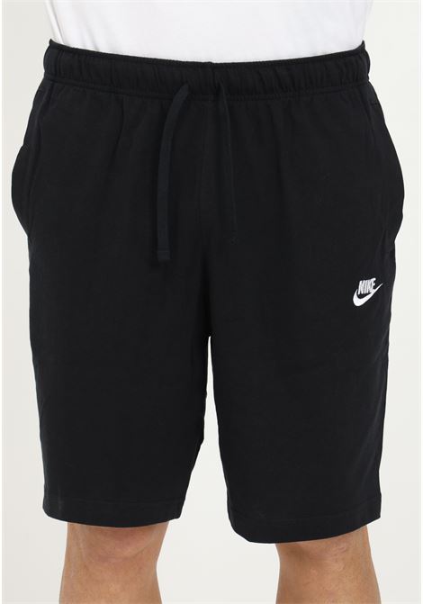 Shorts sportivo nero per uomo e donna con ricamo logo NIKE | Shorts | BV2772010