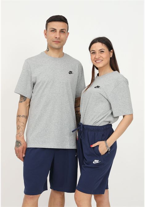 Blue unisex nike shorts with mini logo in contrast NIKE | Shorts | BV2772410