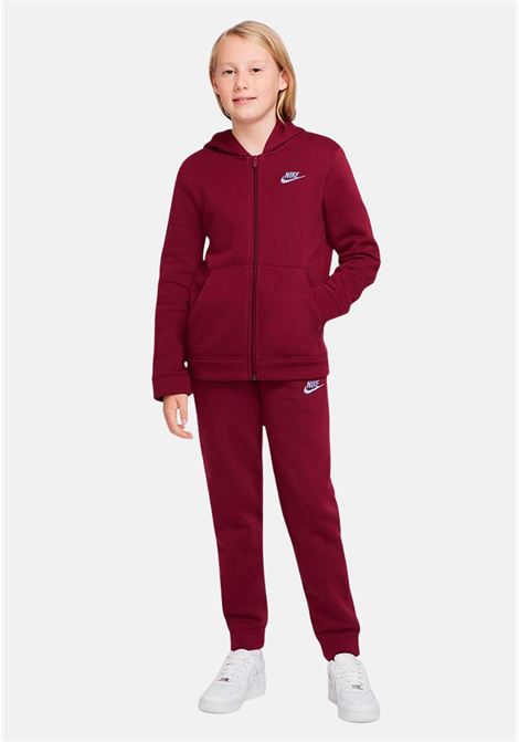 Nike Sportswear girls' burgundy tracksuit NIKE | Sport suits | BV3634638