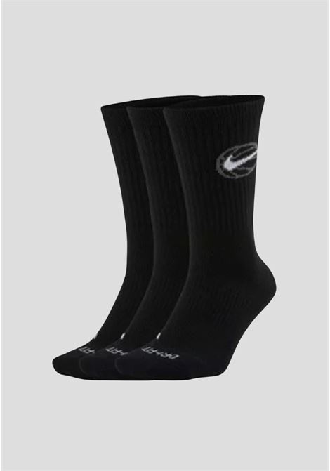 Set of 3 black Everyday Cushioned Socks for men and women NIKE | Socks | DA2123010