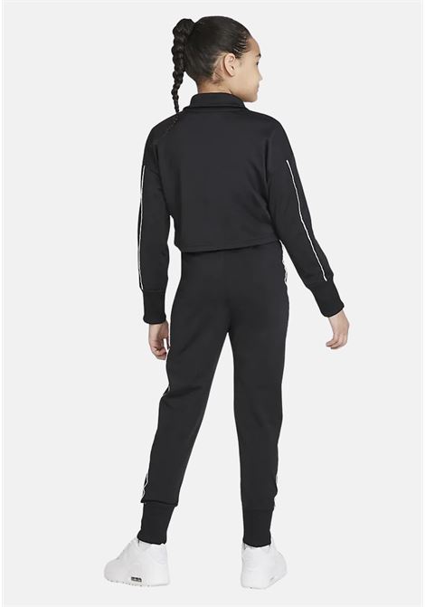 Black girl's tracksuit with front logo NIKE | Sport suits | DD6302010