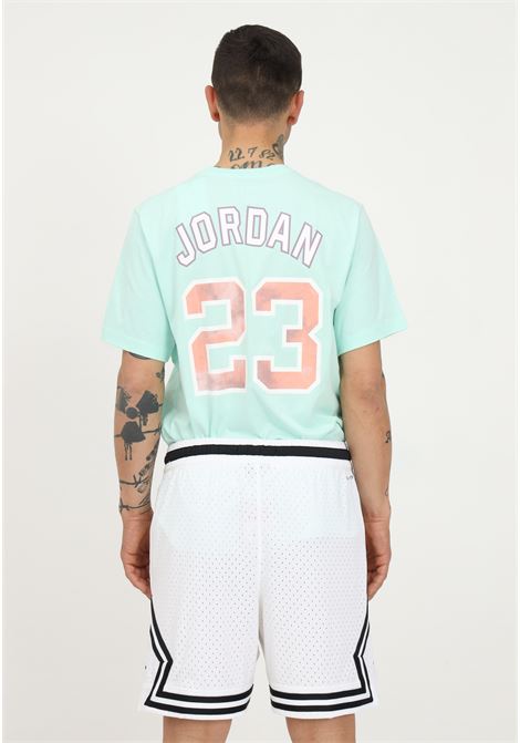 White unisex basket nike air jordan shorts with contrasting logo NIKE | Shorts | DH9075100