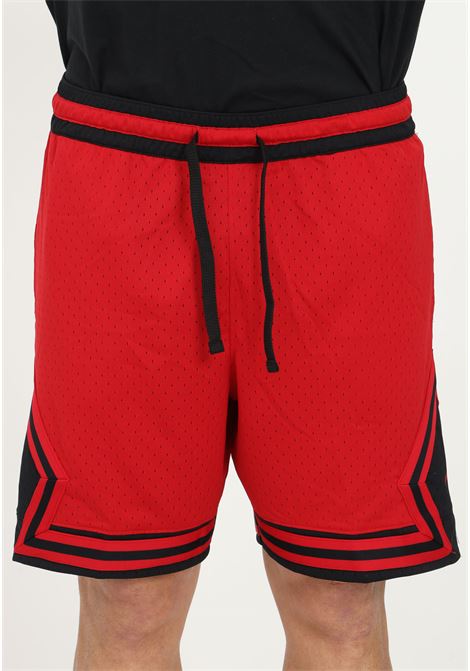Red unisex basket nike air jordan shorts with contrasting logo NIKE | Shorts | DH9075687