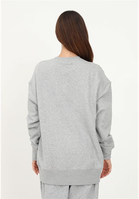 Gray crewneck sweatshirt for women with logo embroidery NIKE | DQ5733063