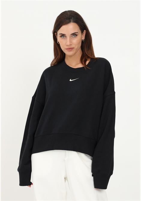 Women's Sweatshirt Black Short Oversize Sportswear Phoenix NIKE | DQ5761010
