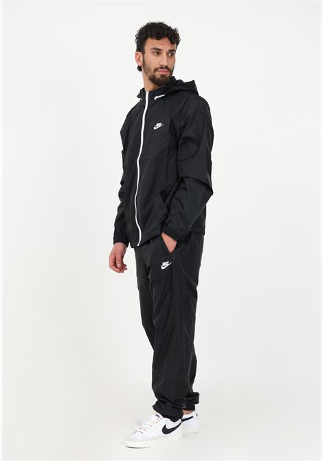 Black Nike Sportswear men's tracksuit lined in fabric NIKE | Suit | DR3337010