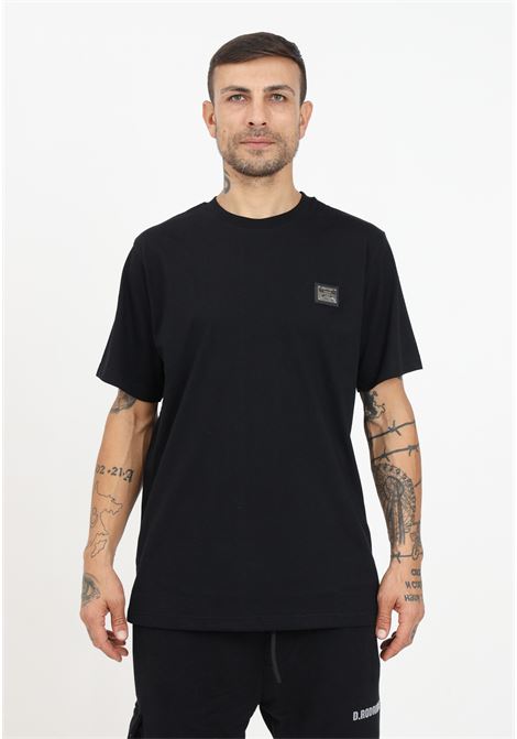 T-shirt nero uomo con logo sul petto OE DR CONCEPT | T-shirt | DRL1709NERO