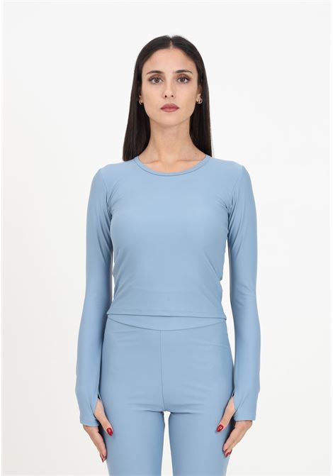 Slim crop light blue sweater for women OE DR CONCEPT | Tops | OE-DR 010CELESTE