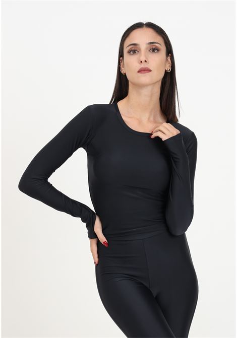 Black slim crop sweater for women OE DR CONCEPT | Tops | OE-DR 010NERO