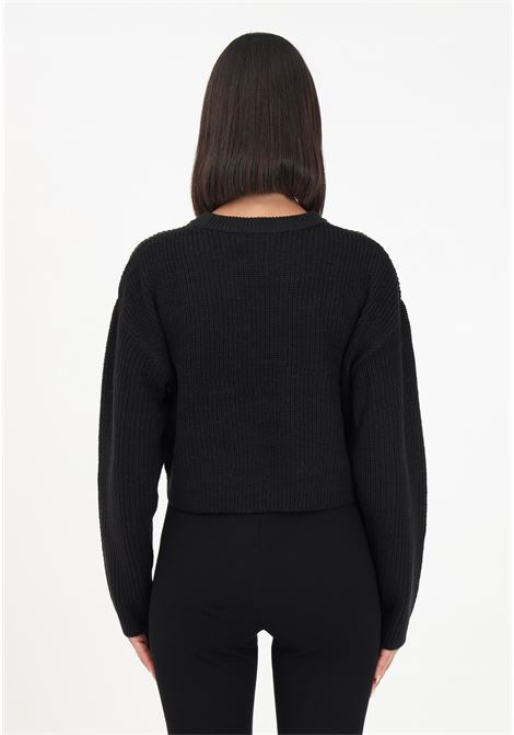Black crew neck sweater for women - ONLY - Pavidas
