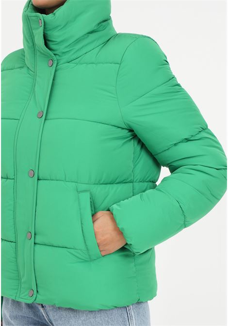 Green women's down jacket with high neck ONLY | Jackets | 15295424GREEN BEE