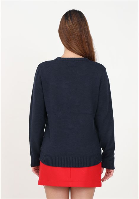 Blue pullover with women's decoration ONLY | Knitwear | 15303173NIGHT SKY