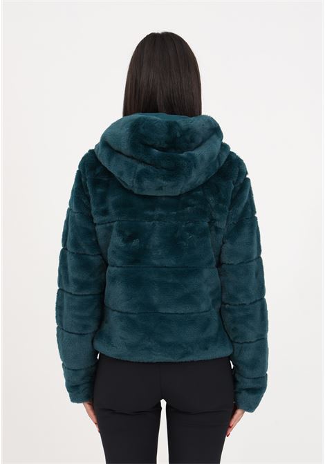 Women's faux fur jacket ONLY | Fur coats | 15304759DARK SEA